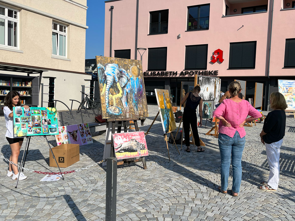 burladinger maler Straßengalerie, September 2023